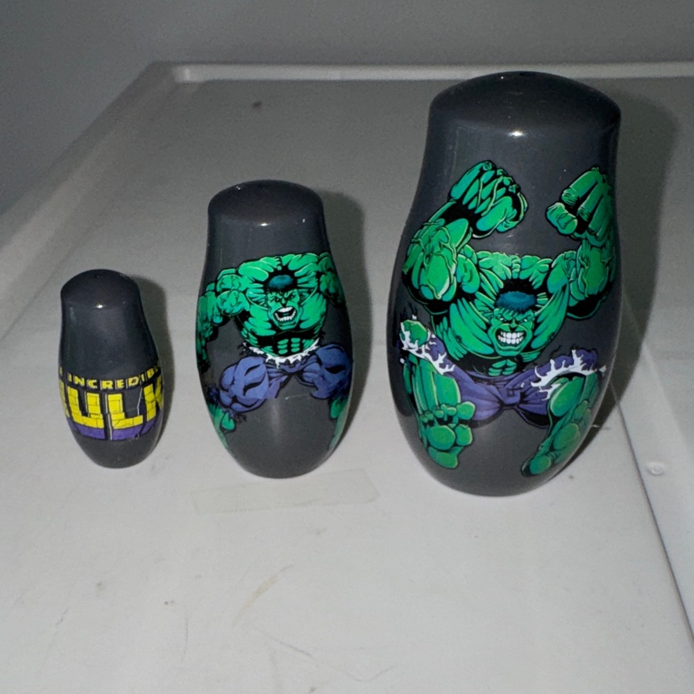 The Incredible Hulk Nesting Dolls Marvel 2003 Collectible Vintage